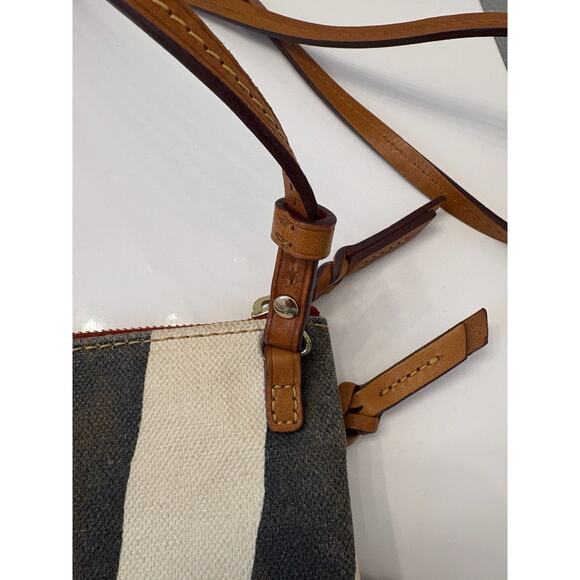 Vintage Dooney and Bourke Small Triple Zip Zebra Print Crossbody J343423 - Picture 7 of 14